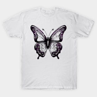 black butterfly T-Shirt